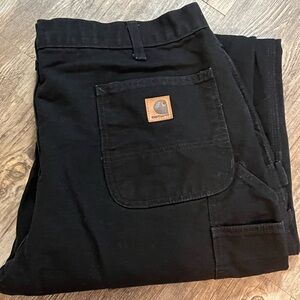 Carhartt pants, men’s size 40x30, black, (used)